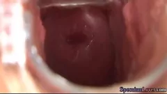 Afspelen Het kinky medische toneelstuk van een blonde babe: een dildo neukt haar schoonheidskutje voordat ze haar kut spreidt