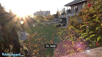 play The industrious redhead paid to do xxx on a fixed lawn in the yard