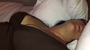 Play He wakes up his hairy whore to fuck her